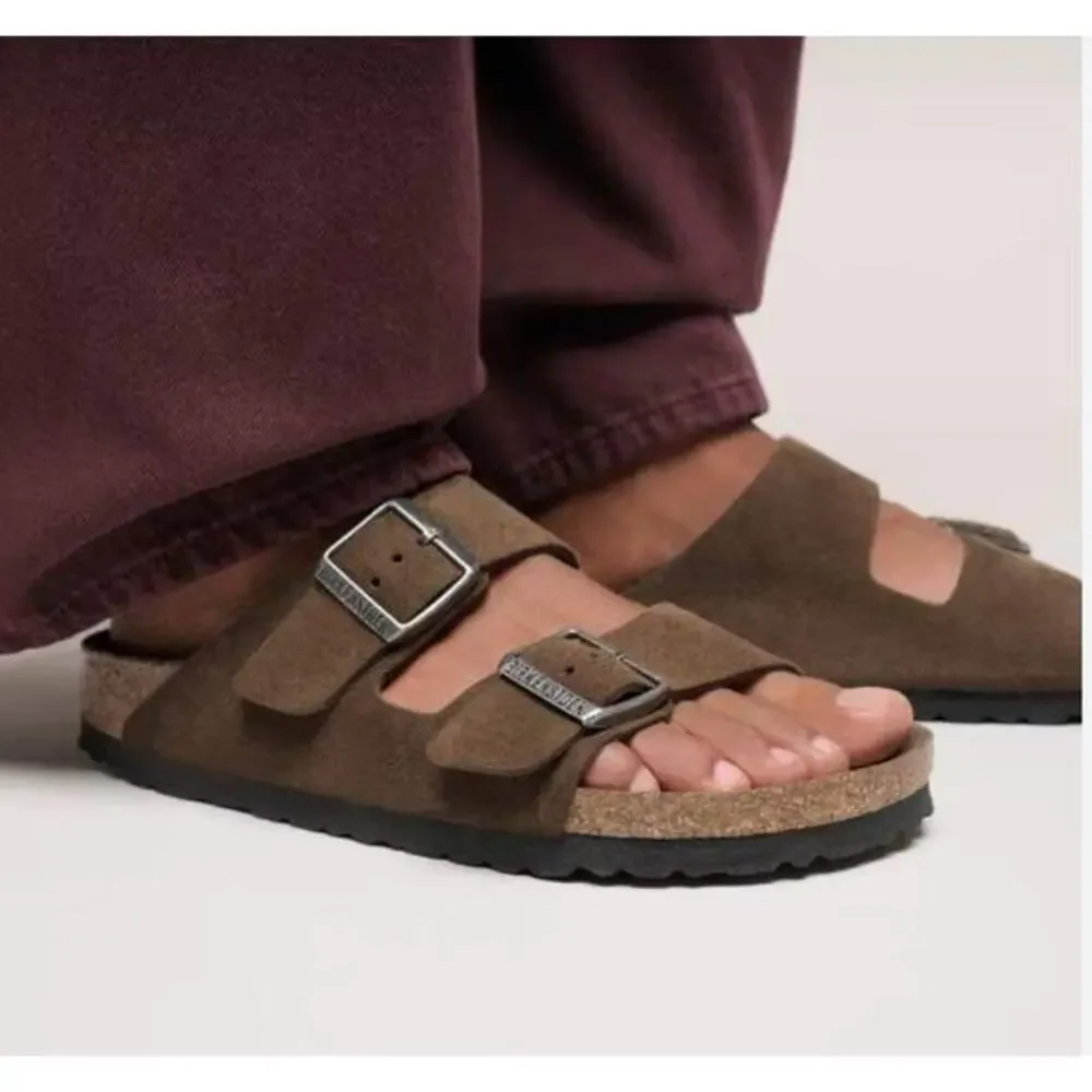 Birkenstock 43 brown suede arizona‎ mens sandals - Picture 8 of 8